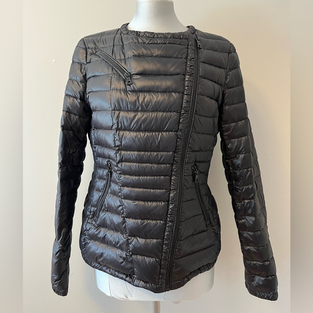 Elisabetta Franchi black down jacket